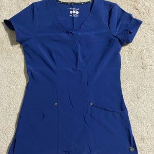 Brand new navy scrub top
